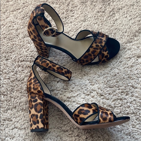 Ann Taylor Shoes - Ann Taylor Leopard Block Heels